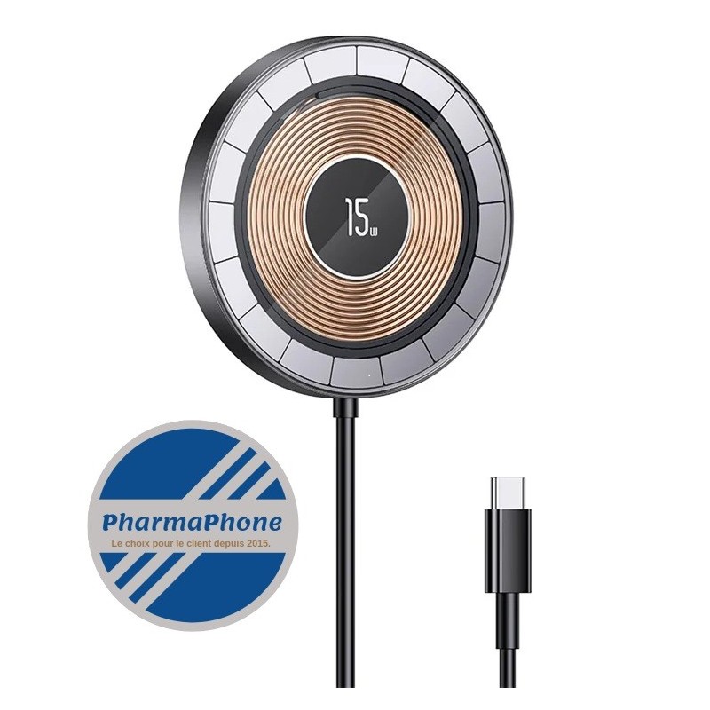 Chargeur INDUCTION 15W  USAMS US-CD183 - EMPLACEMENT: