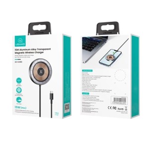 Chargeur INDUCTION 15W  USAMS US-CD183 - EMPLACEMENT: