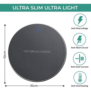 Chargeur INDUCTION 15W  USAMS US-CD183 - EMPLACEMENT: