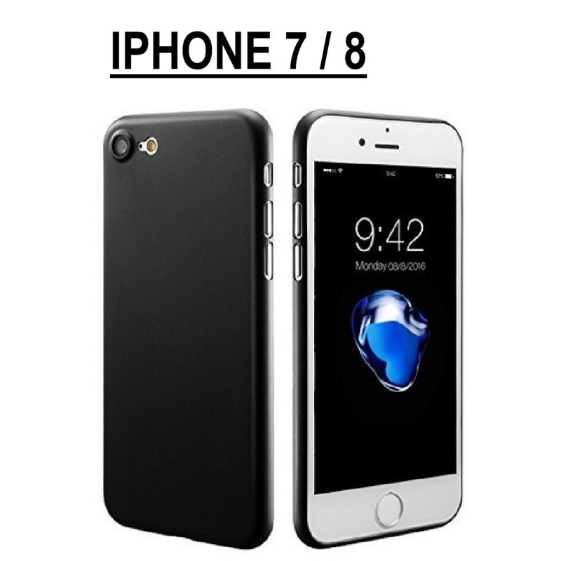 SILICONNE SIMPLE NOIR IPHONE 7 / 8 SILICONNE SIMPLE NOIR IPHONE 7 / 8