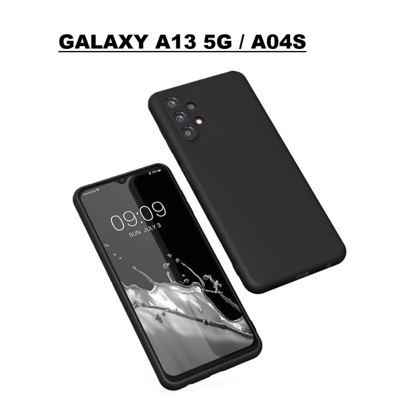 SILICONNE SIMPLE NOIR GALAXY A13 5G / A04S SILICONNE SIMPLE NOIR GALAXY A13 5G / A04S
