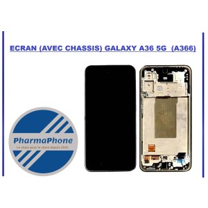 ECRAN (AVEC CHASSIS) GALAXY A36 5G  (A366)  EMPLACEMENT : Z2-R02-E07