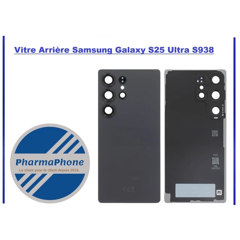 Vitre Arrière Samsung Galaxy  S24 PLUS (S926) ARGENT