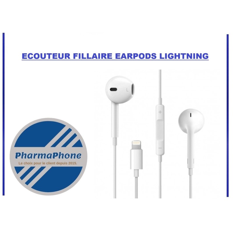 ACHETER  ECOUTEUR FILLAIRE EARPODS LIGHTNING  AUBAINE ANTILLES  MARTINIQUE GUADELOUPE GUYANE