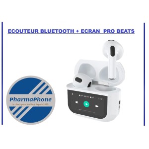 ECOUTEUR BLUETOOTH + ECRAN  PRO BEATS  EMPLACEMENT: Z2 - B105 - E04
