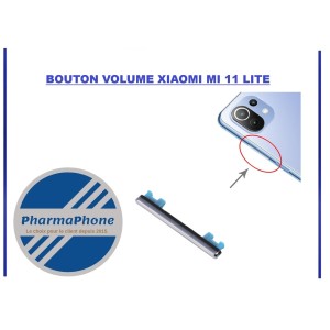 BOUTON VOLUME XIAOMI MI 11 LITE - EMPLACEMENT: Z02-R17-B13