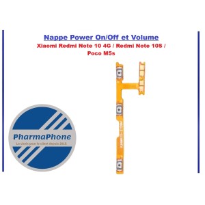 NAPPE POWER VOLUME XIAOMI REDMI NOTE 10S 4G