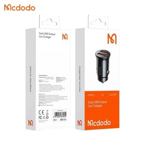 MCDODO - CHARGEUR ALLUME CIGARE 12WATT 2,4 A (2 x USB-A) - EMPLACEMENT: Z02 - B40 - E05