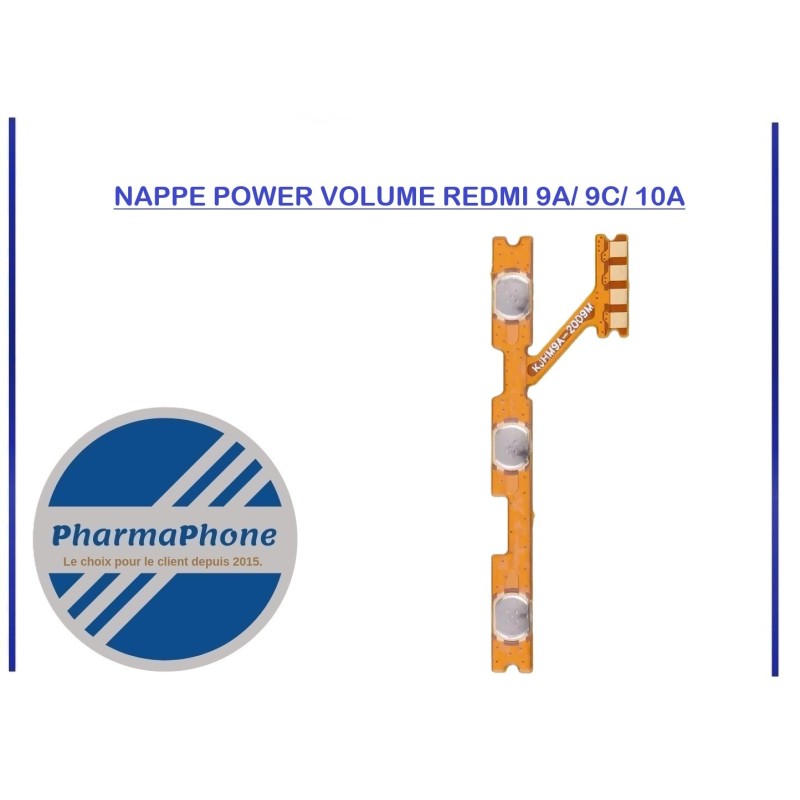 NAPPE POWER VOLUME REDMI 9A/ 9C/ 10A NAPPE POWER VOLUME REDMI 9A/ 9C/ 10A