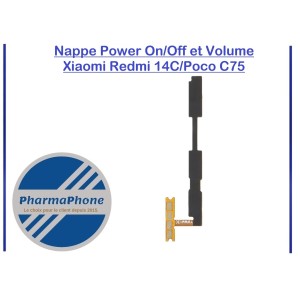 NAPPE POWER VOLUME XIAOMI REDMI 14C - EMPLACEMENT: Z02-R17-B14