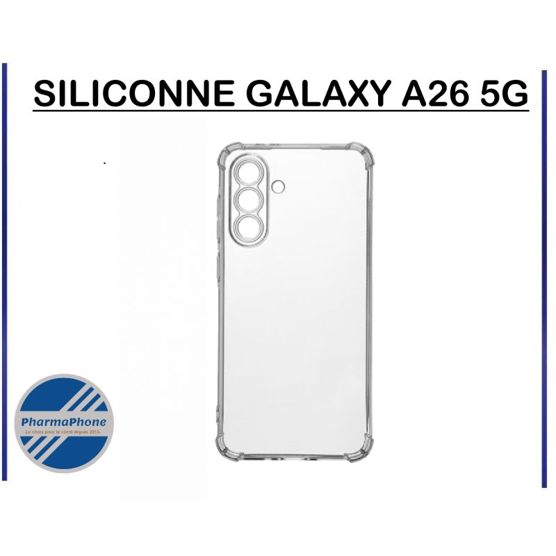 COQUE SILICONE TRANSPARENT GALAXY A06 POUR PROTEGER VOTRE IPHONE COQUE SILICONE TRANSPARENT GALAXY A06 POUR PROTEGER VOTRE IPHONE