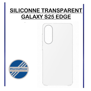 PROTECTION SILICONE SIMPLE GALAXY S25  TRANSPARENT   POUR PROTEGER VOTRE IPHONE