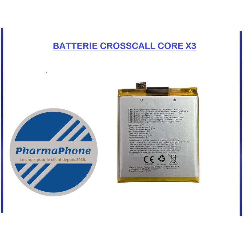 BATTERIE CROSSCALL CORE X3
