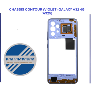 CHASSIS CONTOUR (VIOLET)  GALAXY A32 4G (A325) - EMPLACEMENT:Z02-R15-B52