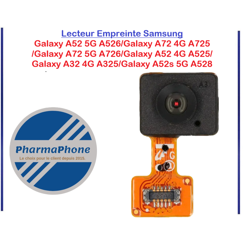 LECTEUR EMPREINTE GALAXY A32 4G (A325) - EMPLACEMENT: Z02-R16-B631 LECTEUR EMPREINTE GALAXY A32 4G (A325) - EMPLACEMENT: Z02-R16-B631