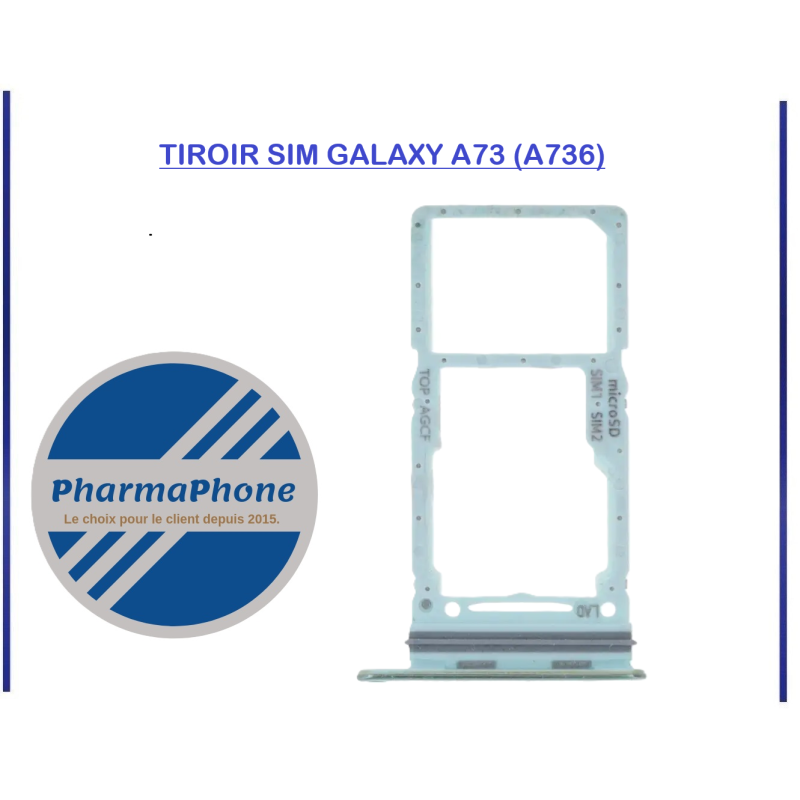 TIROIR SIM GALAXY A73 (A736) - EMPLCAMENT: Z02-R16-B627