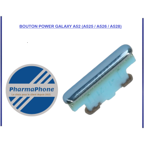 BOUTON POWER GALAXY A52 (A525 / A526 / A528) - EMPLACEMENT: Z02-R16-635