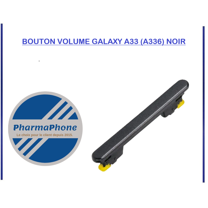 BOUTON VOLUME GALAXY A33 (A336) NOIR - EMPLACEMENT:Z02-R16-B625 BOUTON VOLUME GALAXY A33 (A336) NOIR - EMPLACEMENT:Z02-R16-B625