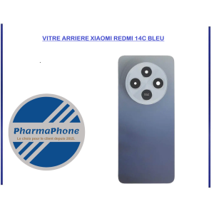 VITRE ARRIERE XIAOMI REDMI 14C BLEU - EMPLACEMENT: Z02-R15-B12