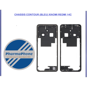 CHASSIS CONTOUR (BLEU) XIAOMI REDMI 14C - EMPLACEMENT:Z02-R15-B12