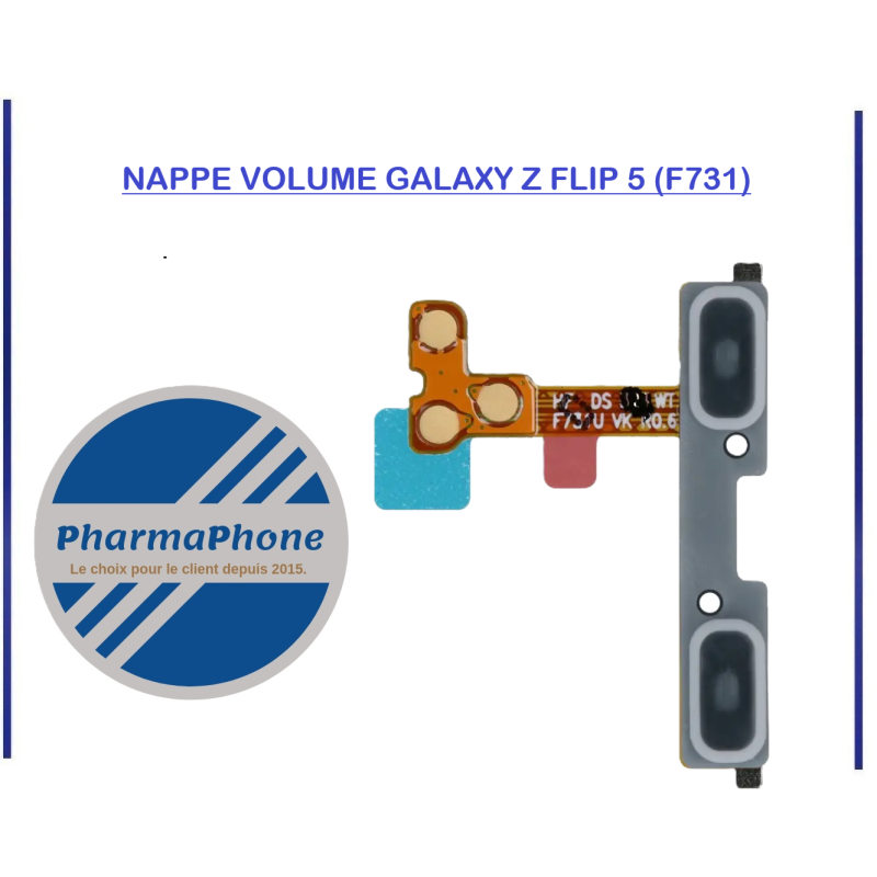NAPPE VOLUME GALAXY Z FLIP 5 (F731) - EMPLACEMENT: Z02-R16-B666