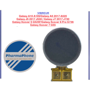 VIBREUR GALAXY A52 (A525 / A526/ A528) - EMPLACEMENT: Z02-R16-B635