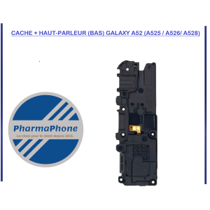 CACHE + HAUT-PARLEUR (BAS) GALAXY A52 (A525 / A526/ A528) - EMPLACEMENT: Z02-R16-B635
