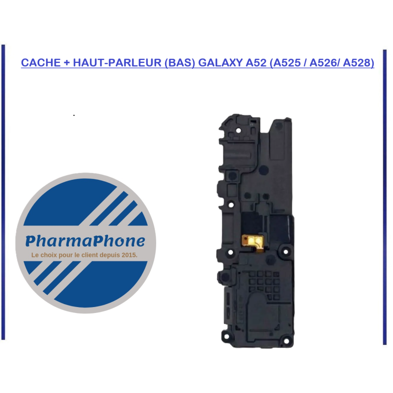 CACHE + HAUT-PARLEUR (BAS) GALAXY A52 (A525 / A526/ A528) - EMPLACEMENT: Z02-R16-B635 CACHE + HAUT-PARLEUR (BAS) GALAXY A52 (A525 / A526/ A528) - EMPLACEMENT: Z02-R16-B635