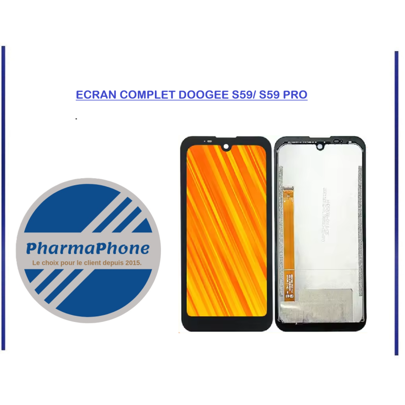 ACHETER ECRAN COMPLET DOOGE S59/ S59 PRO  - PAS CHER MARTINIQUE GUADELOUPE GUYANE