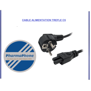 CABLE ALIMENTATION TREFLE C5  - pas cher  - Martinique Guadeloupe Guyane