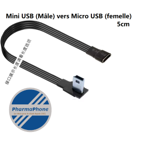 ADAPTATEUR USB B mâle vers USB Type C femelle  - DISPONIBLE MARTINQUE