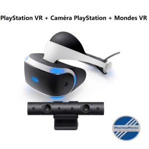 PlayStation VR + Playstation Camera + VR Worlds  EN MARTINIQUE - MANNETE XBOX RECONDITIONNE AU MEILLEUR TARIF