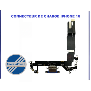 Connecteur de charge Noir iPhone 16