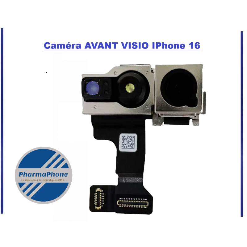 Caméra avant visio iPhone 16