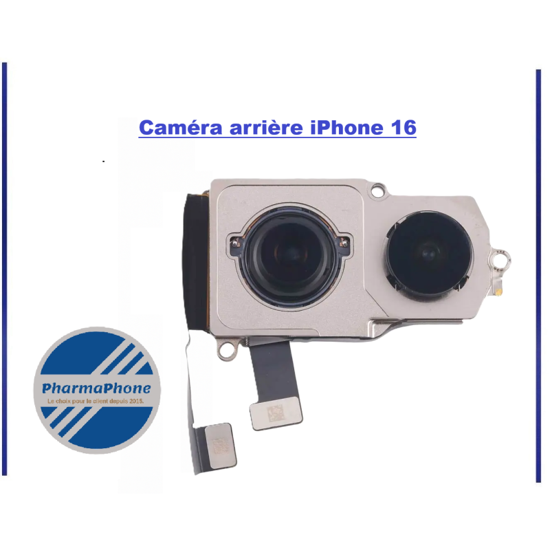 Camera arriere iPhone 16 pharmaphone martinique