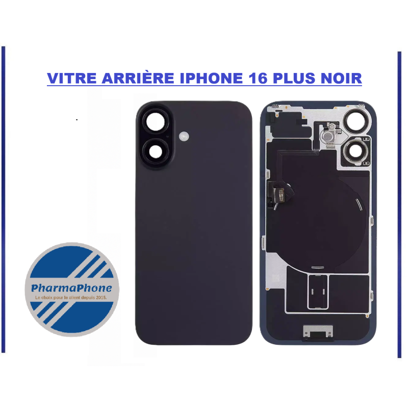 ACHETER VITRE ARRIÈRE APPLE IPHONE 16 PLUS PAS CHER MARTINIQUE GUADELOUPE GUYANE