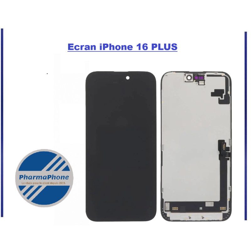 Réparation écran iphone 16 PLUS  martinique chez pharmaphone