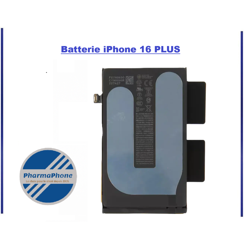 réparation batterie iphone 16 PLUS martinique chez pharmaphone