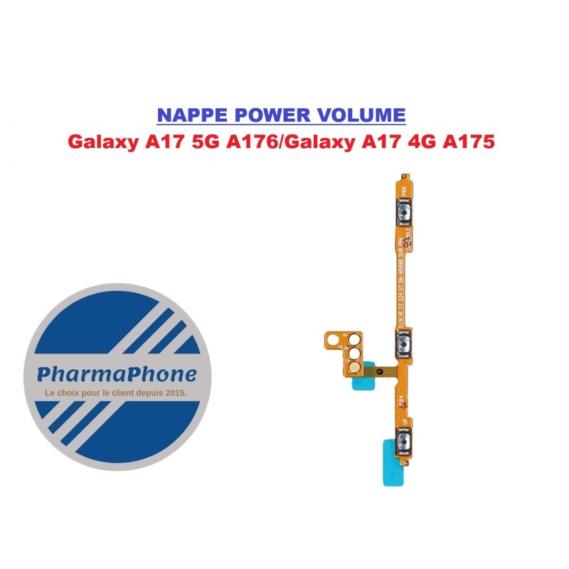 NAPPE POWER VOLUME Galaxy A17 5G A176/Galaxy A17 4G A175 MARTINIQUE GUADELOUPE GUYANE