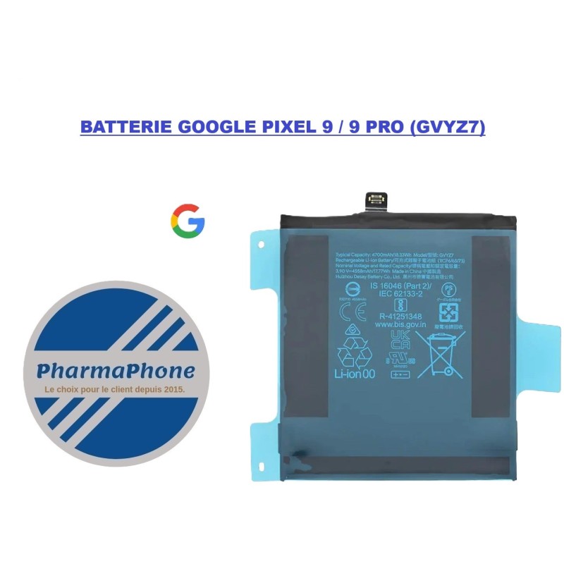 RFEPARATION ECRAN GOOGLE PIXEL 9 PRO MARTINIQUE CHEZ PHARMAPHONE