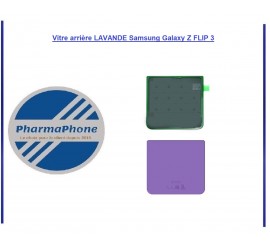 Vitre arrière LAVANDE Samsung Galaxy Z FLIP 3