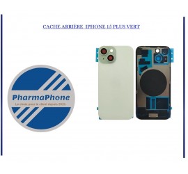 CACHE ARRIÈRE  IPHONE 15 PRO NOIR EMPLACEMENT: