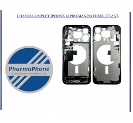 CHASSIS COMPLET IPHONE 15 PRO MAX NATUREL TITANE