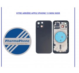 VITRE ARRIÈRE APPLE IPHONE 13 MINI NOIR  - EMPLACEMENT: Z2-R15-E33