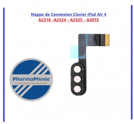 Nappe de Connexion Clavier iPad Air 4 A2316/A2324/A2325/A2072 Noir