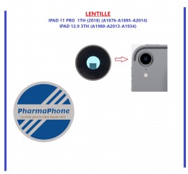 LENTILLE CAMERA  IPAD 11 PRO  1TH (2018) (A1876-A1895-A2014) / IPAD 12.9 3TH (A1980-A2013-A1934)