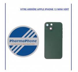 VITRE ARRIÈRE APPLE IPHONE 13 MINI VERT  - EMPLACEMENT: Z2-R15-E33