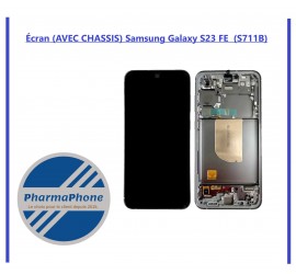 Écran (AVEC CHASSIS) Samsung Galaxy S23 FE  (S711B) Noir EMPLACEMENT: Z2-R02-E03