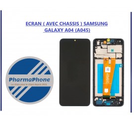 ECRAN ( AVEC CHASSIS ) SAMSUNG GALAXY A04 (A045) -EMPLACEMENT : Z2-R01-E07