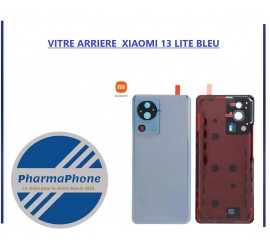 VITRE ARRIERE  XIAOMI 13 LITE BLEU  - EMPLACEMENT: